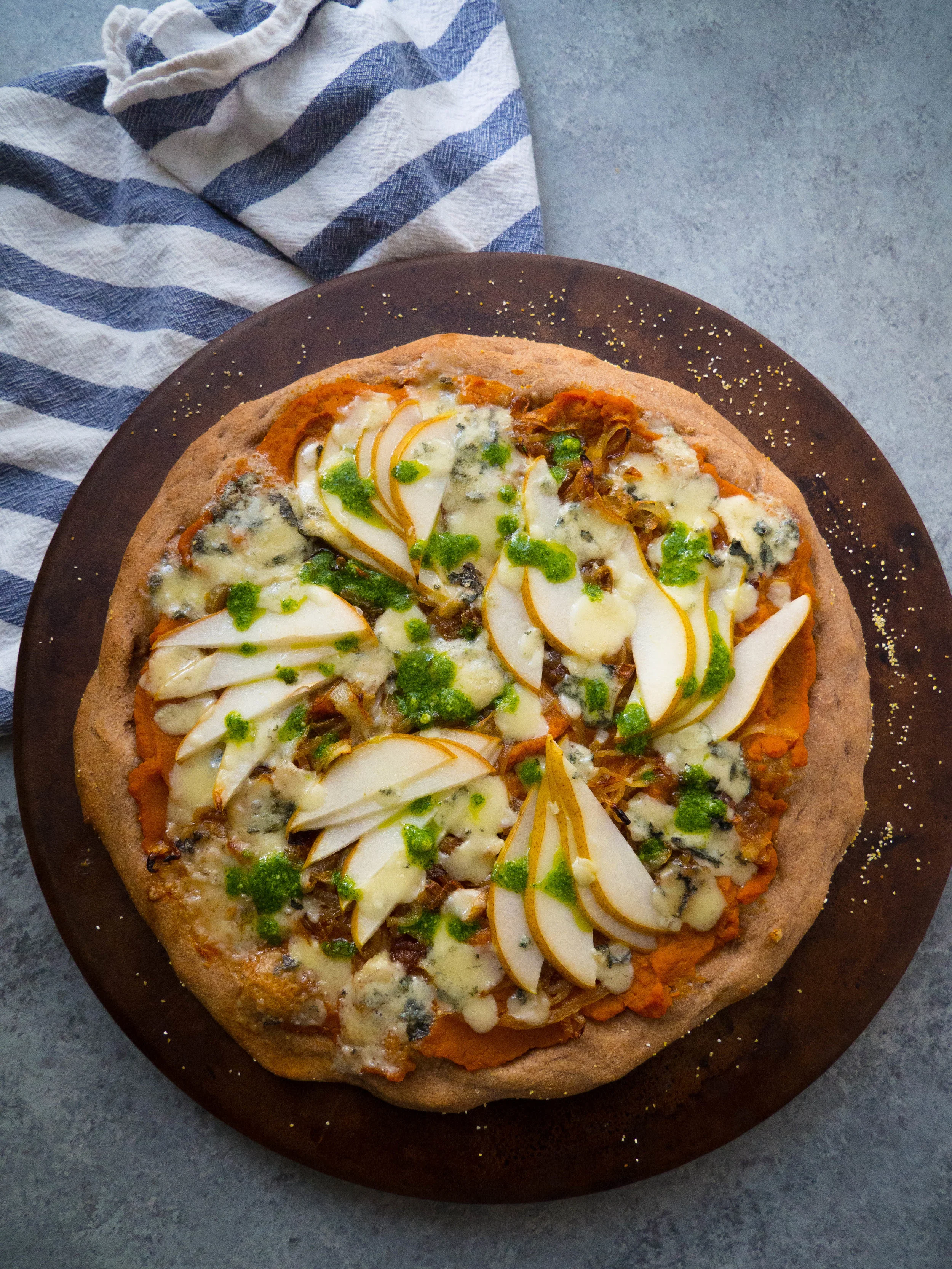 Pumpkin, Pear and Gorgonzola Pizza — Registered Dietitian Columbia